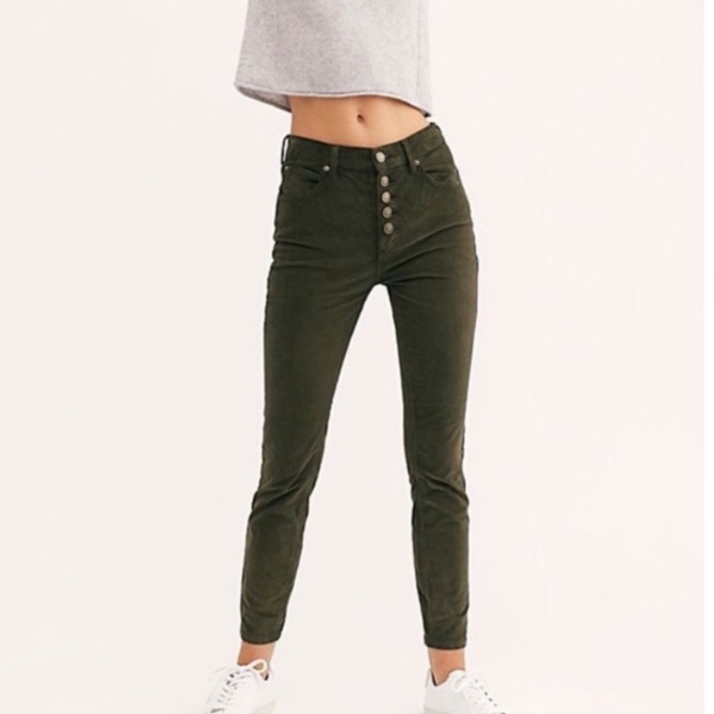 Free People Sun Chaser Cord Skinny Pants